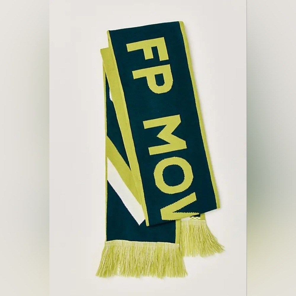 FP Movement by Free People Big League Reversible Scarf - Honeydew New